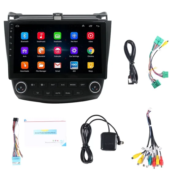 Jahy2Tech For Honda Accord 2003-2007 10.1 Android 9.1 Stereo Car Radio GPS MP5 Player USA