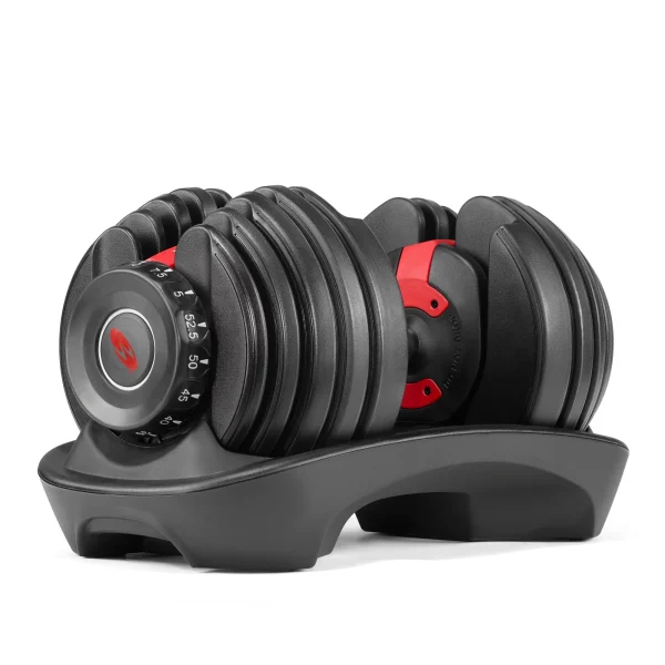 Bowflex SelectTech 552 Dumbbell, Adjustable, Single, Free 2-Month JRNY Membership