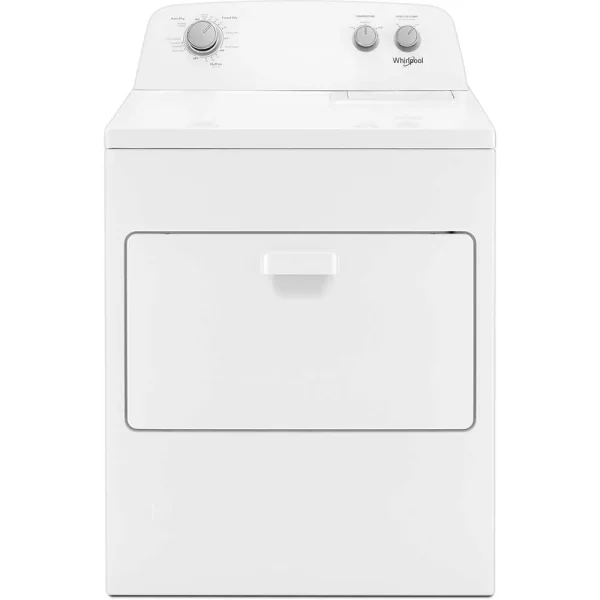 Whirlpool Brand New WGD4850HW 7.0 Cu. ft. Auto Dry Gas Dryer – White, Dimensions -Height 43, Width 29.
