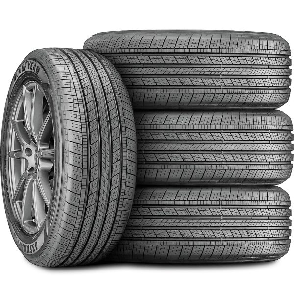 Set of 4 (FOUR) Tires Goodyear Assurance Finesse 225/65R17 102H AS A/S All Season Fits: 2018-23 Chevrolet Equinox LT, 2015-17 Subaru Outback 3.6R Touring