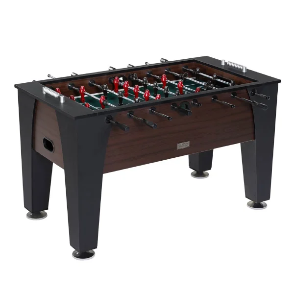 Barrington 58″ Richmond Foosball Table Competition Size, Accessories Included, Brown/Black