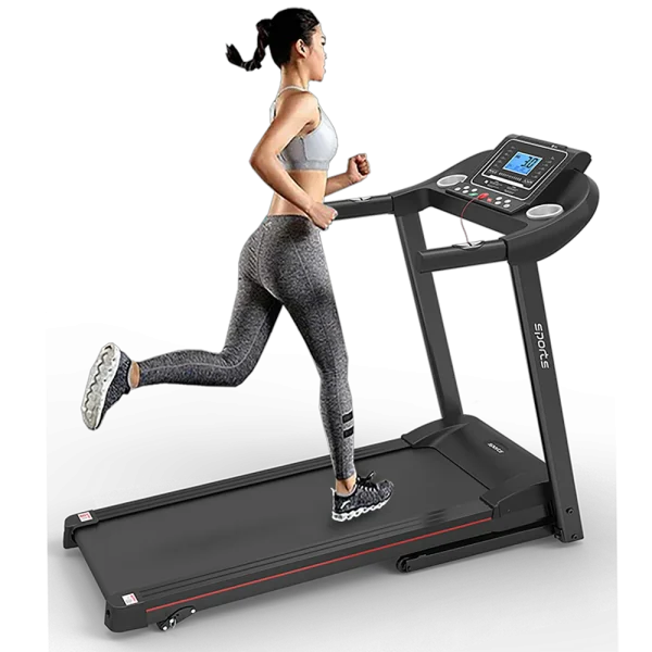 Abrihome Foldable Treadmill with Incline, Folding Treadmill for Home Workout, Electric Walking Treadmill Machine 5 LCD Screen 250 lb Capacity MP3